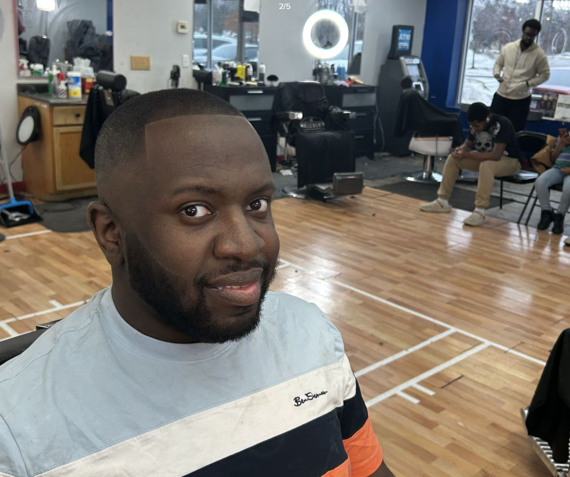 Fresh skin fade with sharp line-up
